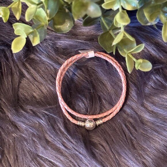 Pink Pandora Double Wrap Bracelet - Picture 4 of 4